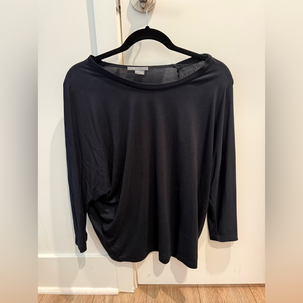 Vince Black Long Sleeve Women's Top
